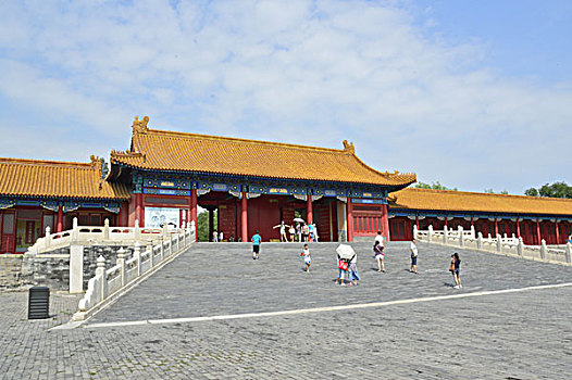 北京故宫博物院,通往武英殿的大门