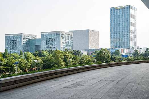 广场,空,汽车背景图