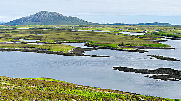风景,岛屿,北方,湖,欧洲,苏格兰,大幅,尺寸