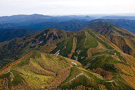 秋色,北方,山