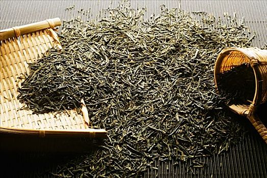 绿茶,竹子,滤茶器