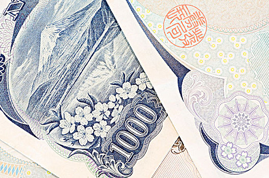 日元,钞票,特写