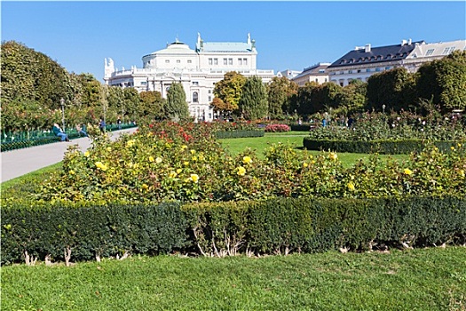 公园,建筑,维也纳