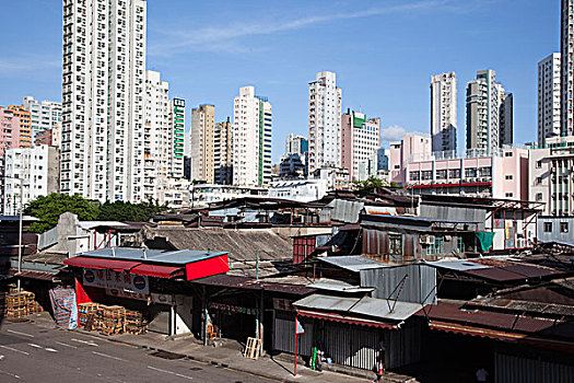 新鲜水果,批发,市场,九龙,香港