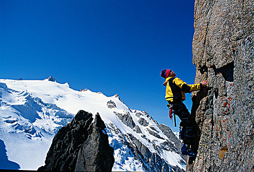 登山者,阿尔卑斯山,瑞士