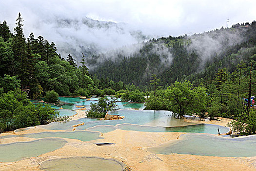 四川九寨沟的湖