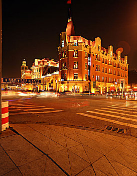 海河夜景