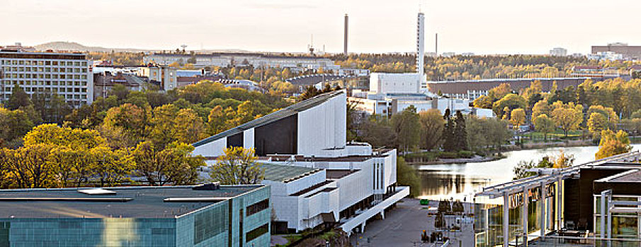 风景,大学,芬兰
