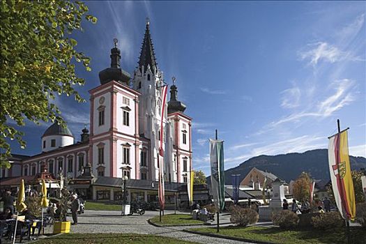 教堂,朝圣,奥地利,施蒂里亚