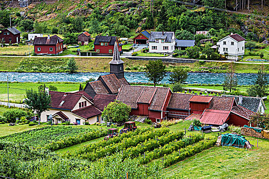 教堂,松奥菲尔当纳,挪威