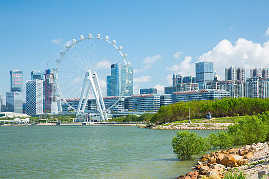 广东省深圳市前海片区风光