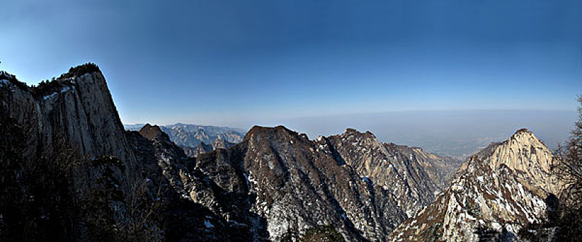 陕西-西岳华山群山