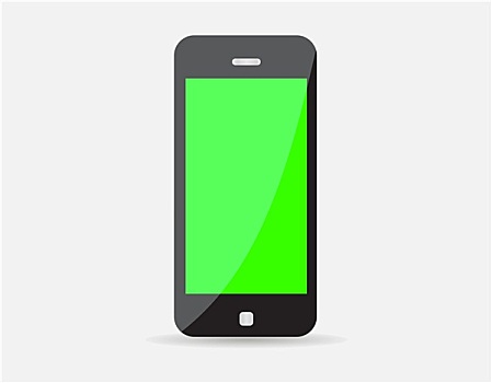 黑色,手机,绿色,显示屏