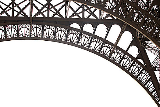 埃菲尔铁塔,巴黎,天空,仰视