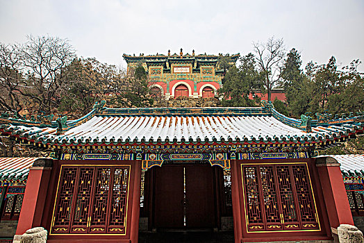 北京颐和园里的众香界阁楼