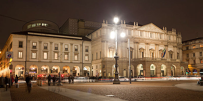 斯卡拉歌剧院,剧院,米兰,伦巴第,意大利,欧洲
