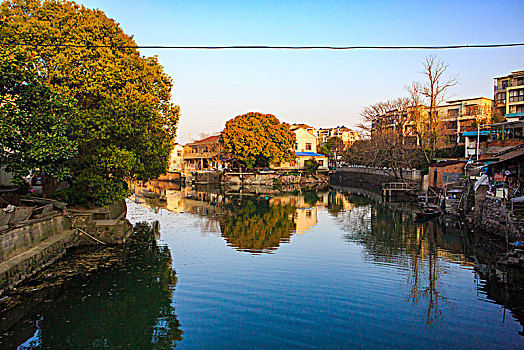 南塘河,河埠头,乡村