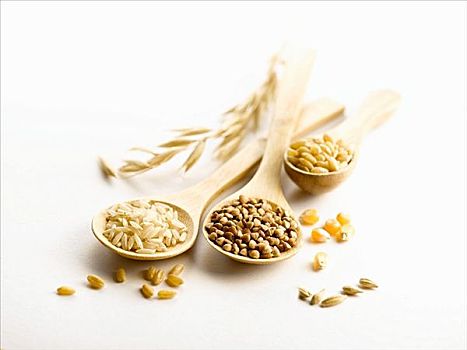 多樣,谷物,木勺