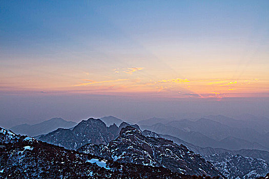 黄山的冬天