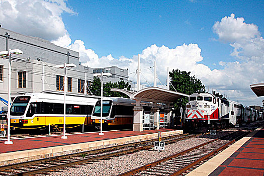 联盟火车站,达拉斯,火车