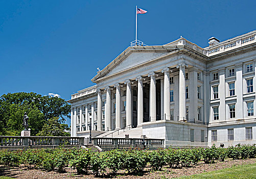 美国,财政部,建筑,华盛顿特区
