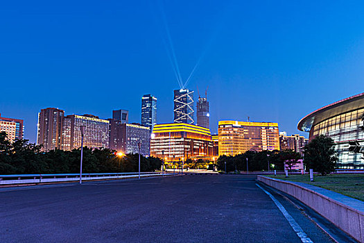 河西新城夜景