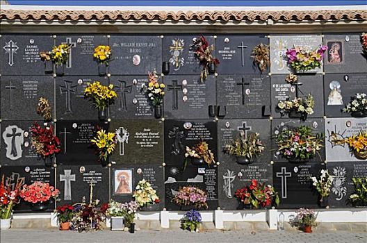 墓地,阿利坎特,白色海岸,西班牙