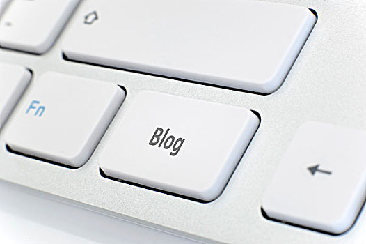 现代,白色,键盘,文字,博客