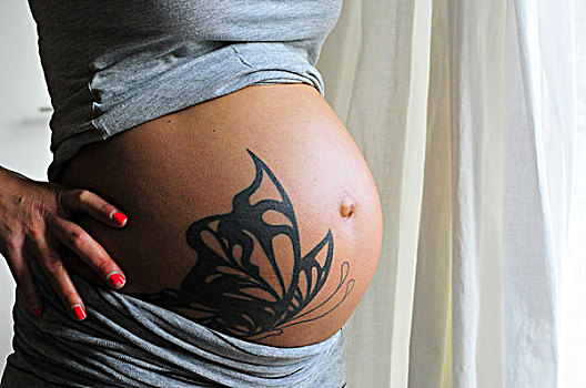 怀孕,纹身
