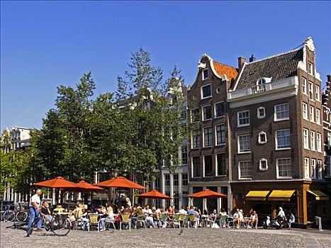 咖啡,中心,阿姆斯特丹,荷兰