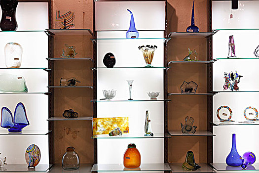 展示室,玻璃,马略卡岛,巴利阿里群岛,西班牙,欧洲
