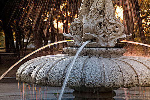喷泉,马德里,西班牙,欧洲