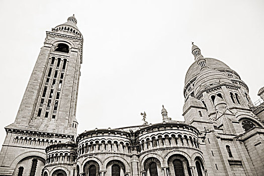大教堂,大,中世纪,神圣,心形,一个,流行,地标,巴黎,法国
