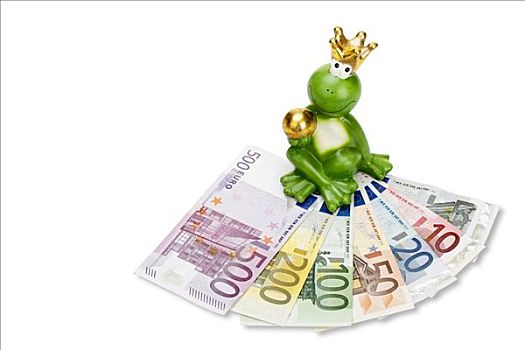 青蛙,国王,扇子,钞票