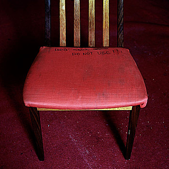 红色,椅子,展示,手书,布,座椅,陈述,所有权