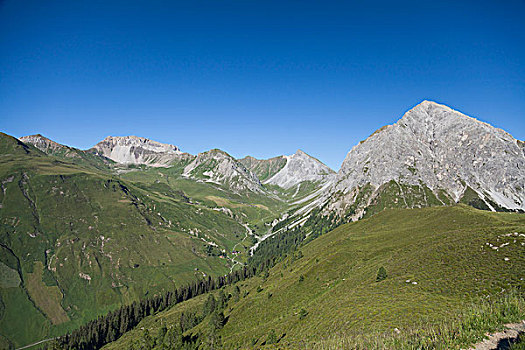 山,斯堪费格,格劳宾登州,瑞士