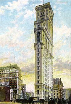建筑,纽约,美国,早,20世纪