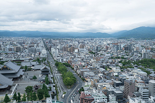 日本京都城市风光