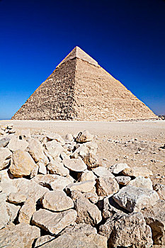 卡夫拉金字塔,卡夫拉,吉萨金字塔,高原,开罗附近,埃及
