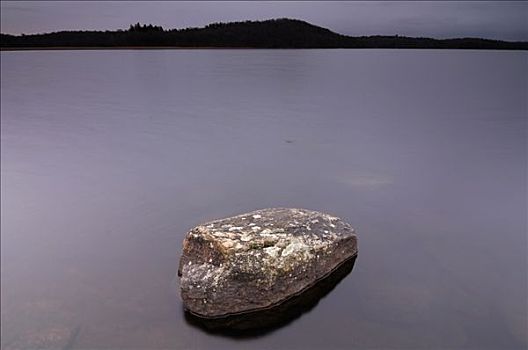 石头,湖,瑞典
