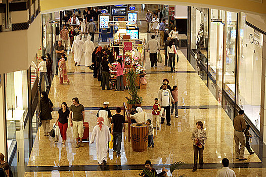 迪拜,购物中心