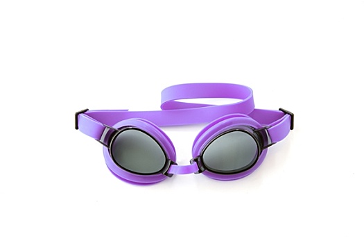 潜水镜,紫色,白色背景,背景