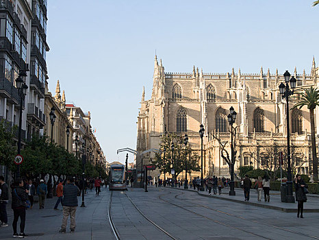 西班牙塞维利亚城市街景