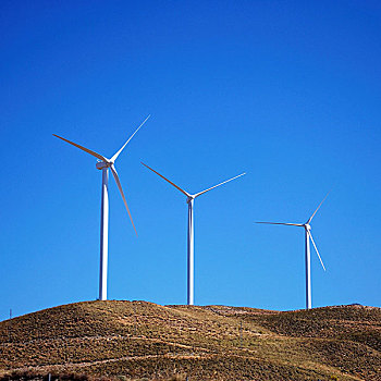 风,发电机,山坡,安达卢西亚,西班牙