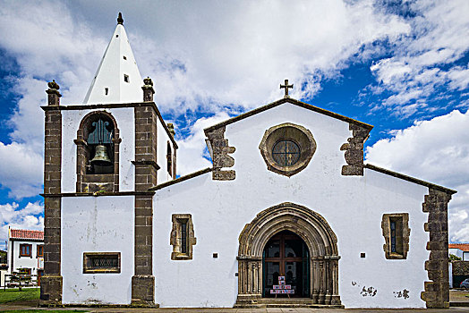 葡萄牙,亚速尔群岛,岛屿,15世纪,城镇,教堂,户外