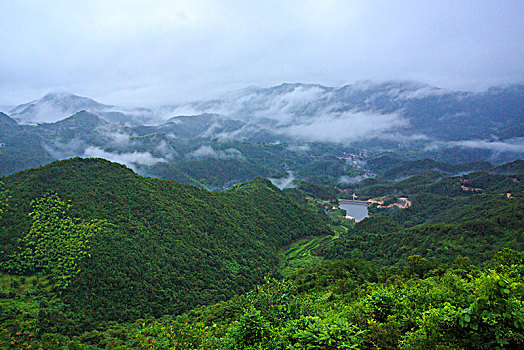 峡谷,云海