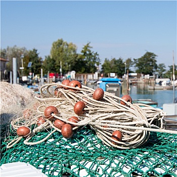 渔网,港口