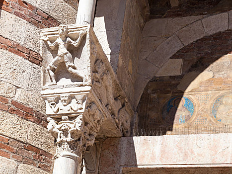 装饰,门口,中央教堂,大教堂,维罗纳