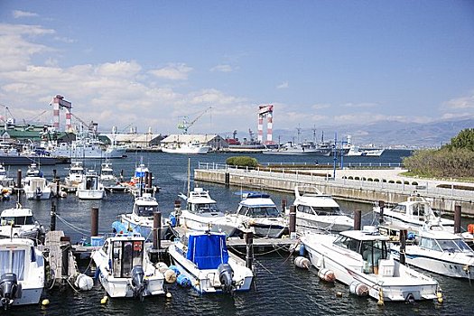 游艇,港口,函馆,码头