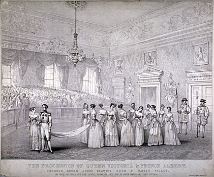 婚礼,维多利亚皇后,圣詹姆士宫,威斯敏斯特,伦敦